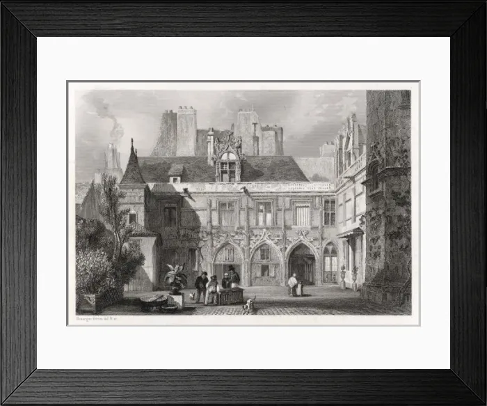 Framed Print : Hotel De Cluny, Paris Framed Print : Hotel De Cluny, Paris