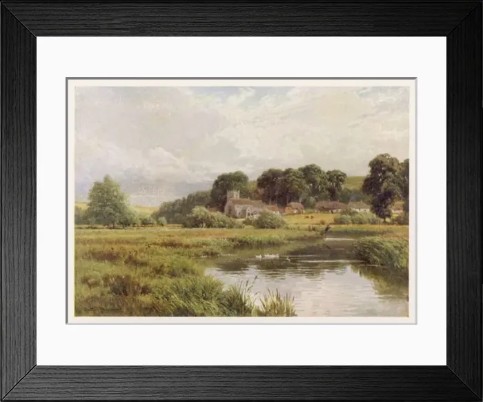 Framed Print : River Wiley, Stapleford Framed Print : River Wiley, Stapleford