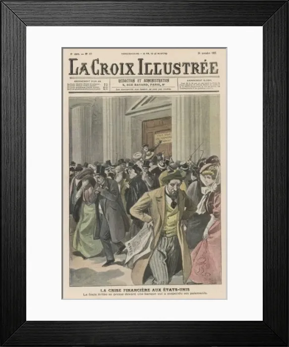 Framed Print : American Bank Failure Framed Print : American Bank Failure