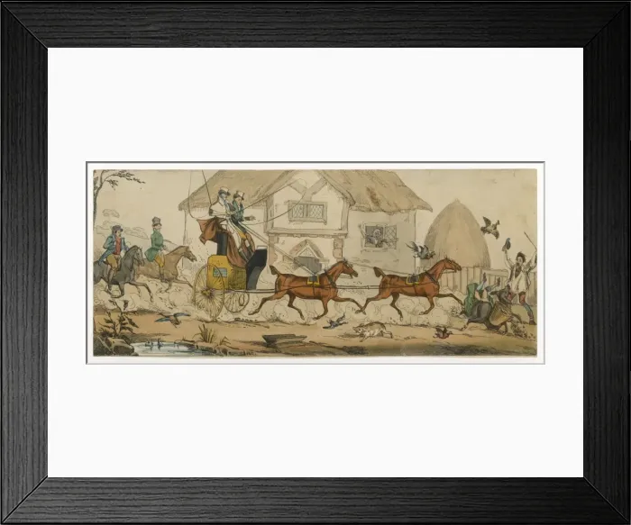 Framed Print : Carriage Causes Chaos Framed Print : Carriage Causes Chaos