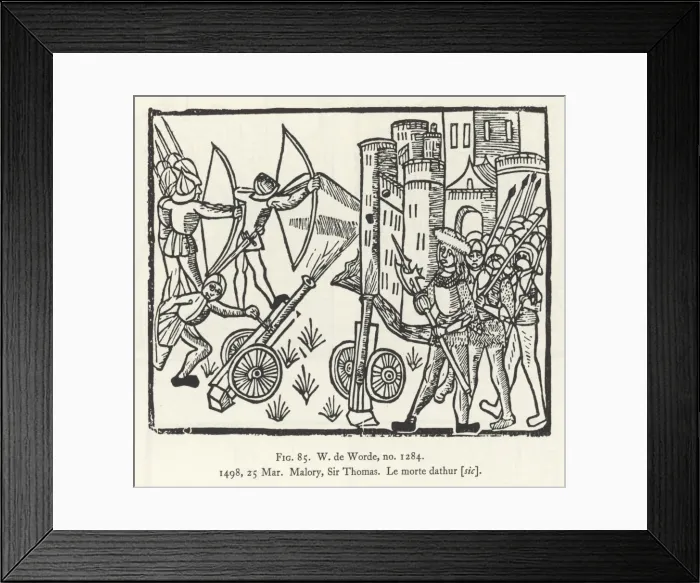 Framed Print : Siege of a Castle Framed Print : Siege of a Castle