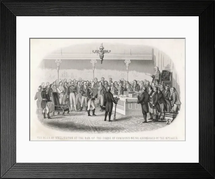 Framed Print : Wellington Praised Framed Print : Wellington Praised