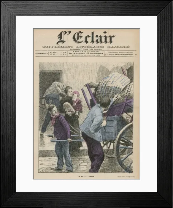 Framed Print : Family Moving Home Framed Print : Family Moving Home