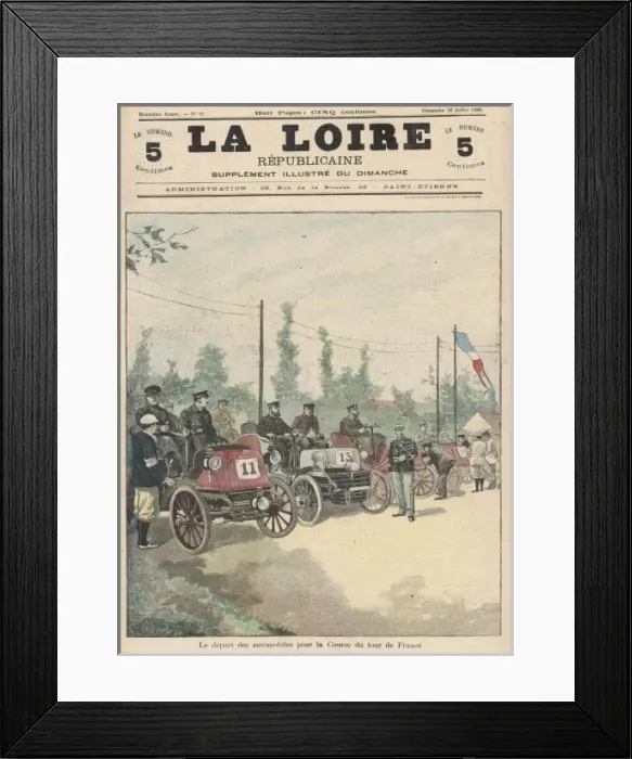 Framed Print : Tour De France - Motor Framed Print : Tour De France - Motor