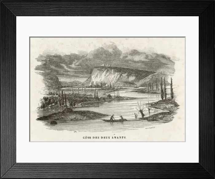 Framed Print : France / Deux Amants Framed Print : France / Deux Amants
