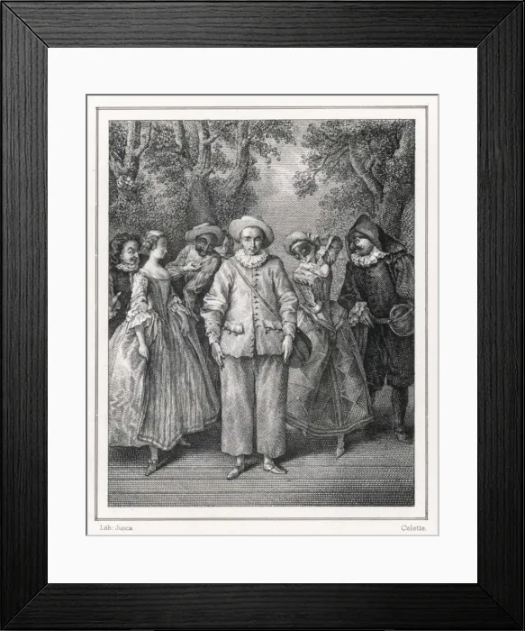 Framed Print : Commedia Dell arte Framed Print : Commedia Dell arte