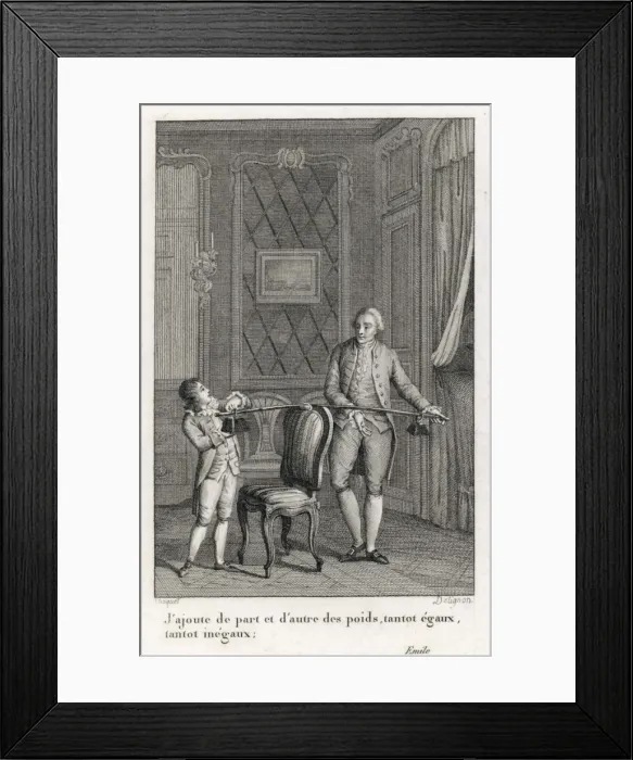Framed Print : Scene from Emile Framed Print : Scene from Emile