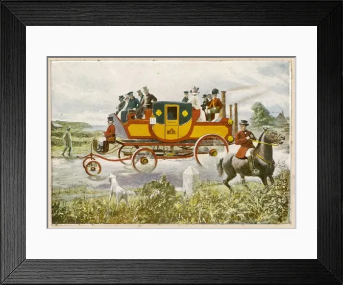 Framed Print : Gurneys Steam Carriage Framed Print : Gurneys Steam Carriage