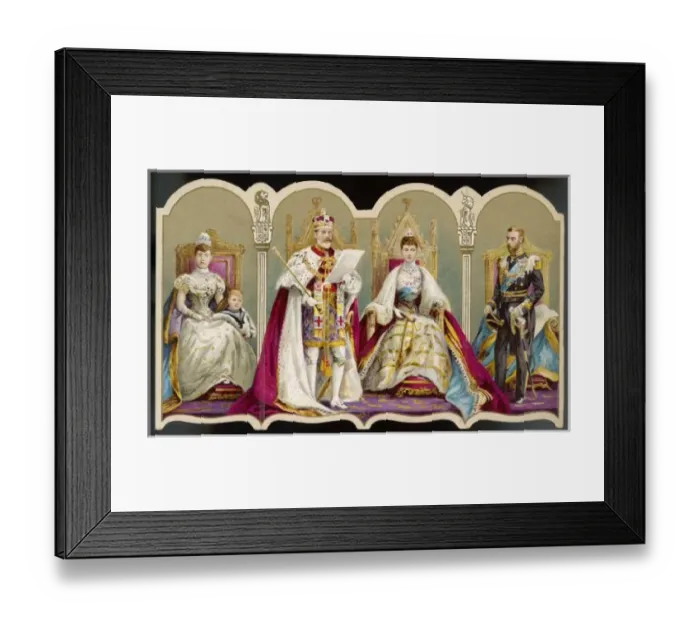 Framed Print : Edward VII and Family Framed Print : Edward VII and Family