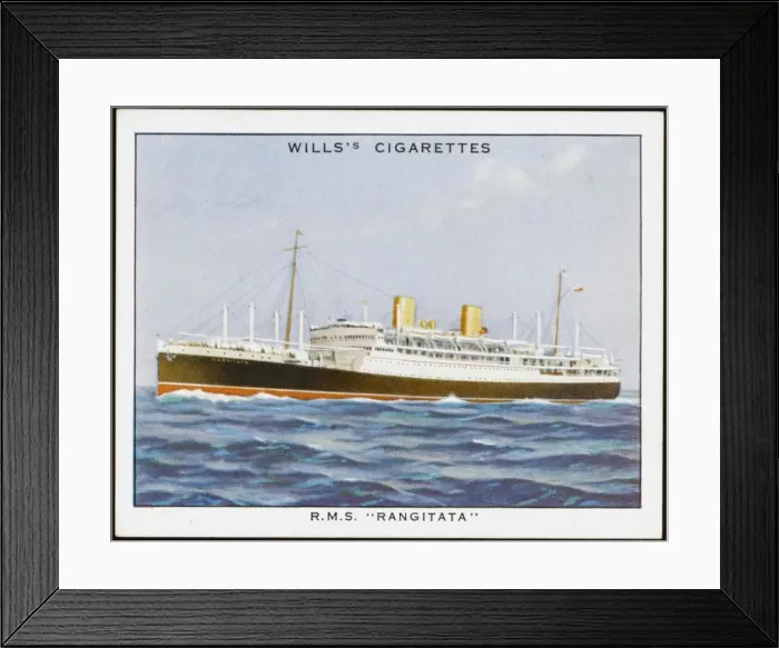 Framed Print : RANGITATA STEAMSHIP Framed Print : RANGITATA STEAMSHIP