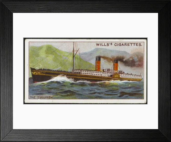 Framed Print : COLUMBA STEAMER Framed Print : COLUMBA STEAMER