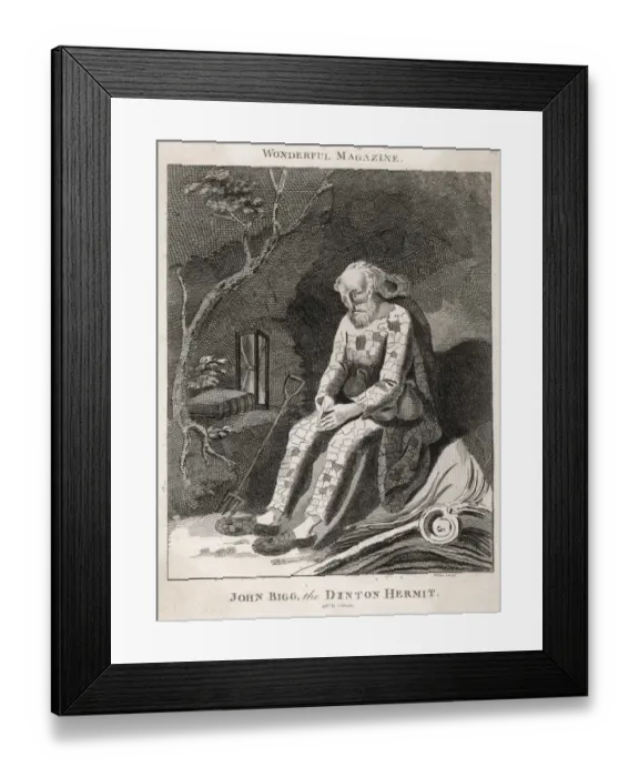 Framed Print : John Bigg, the Hermit Framed Print : John Bigg, the Hermit