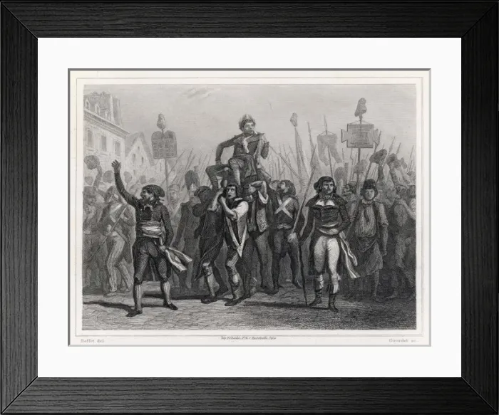 Framed Print : Triumph of Marat 1793 Framed Print : Triumph of Marat 1793