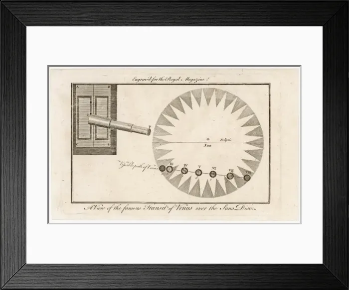 Framed Print : Transit of Venus Framed Print : Transit of Venus