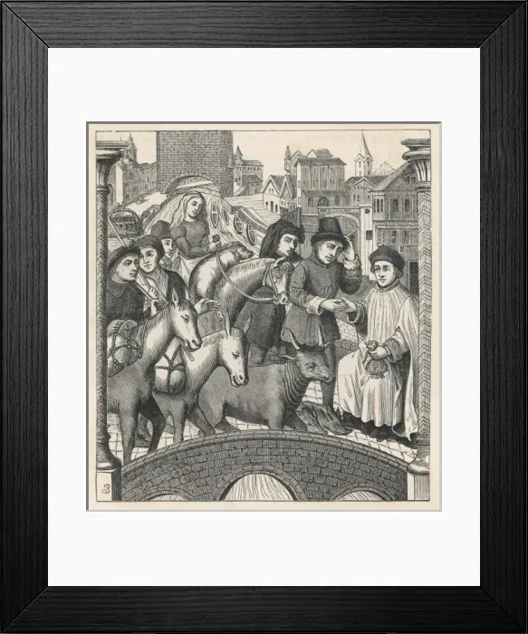 Framed Print : Tolls 15th Century Framed Print : Tolls 15th Century