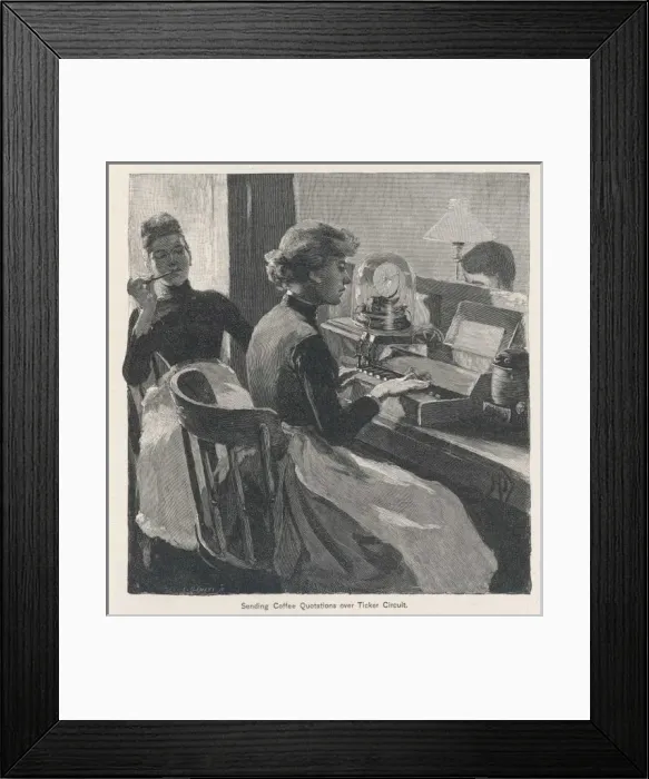 Framed Print : Telegraph Stock Deals Framed Print : Telegraph Stock Deals