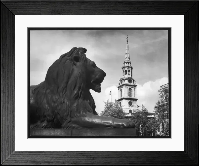 Framed Print : Landseer Lion Framed Print : Landseer Lion