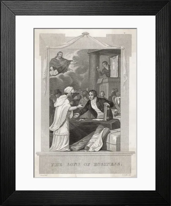 Framed Print : Jesus Blesses Business Framed Print : Jesus Blesses Business