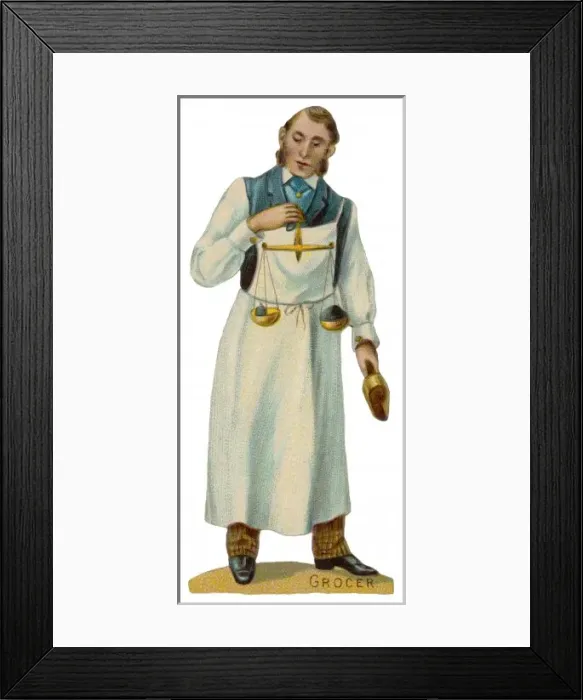 Framed Print : Grocer Scrap