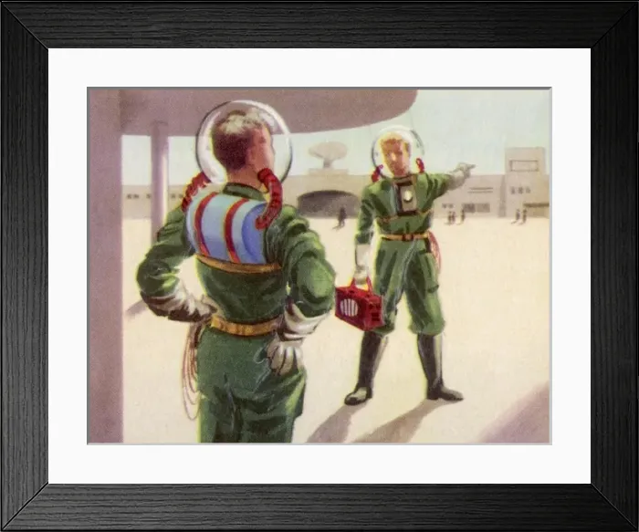 Framed Print : Space Travel Costume Framed Print : Space Travel Costume