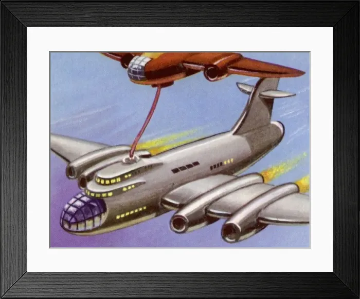 Framed Print : Refuelling in Space Framed Print : Refuelling in Space