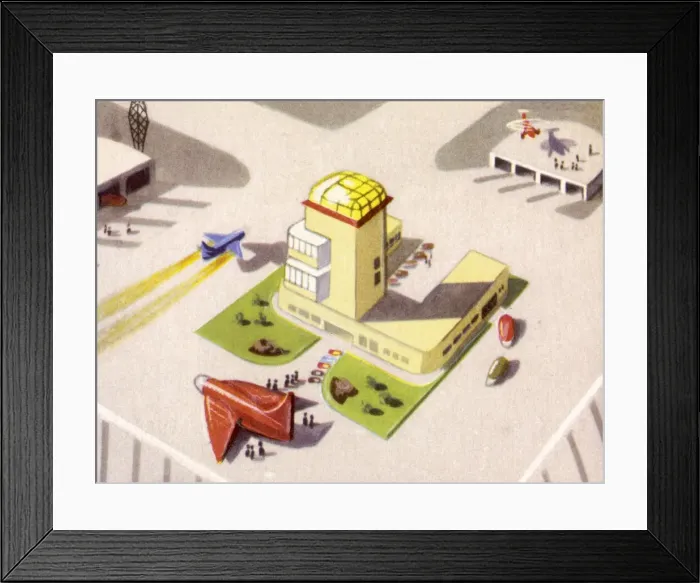 Framed Print : Trading Centre Framed Print : Trading Centre