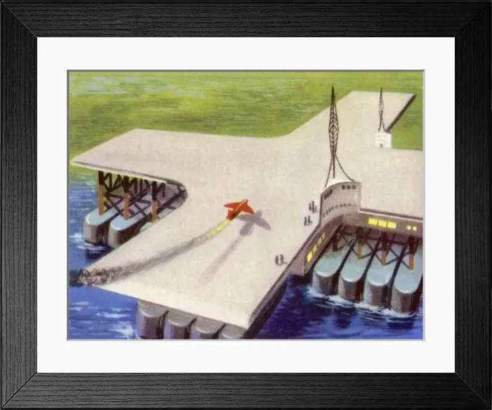Framed Print : Mid-Ocean Platform Framed Print : Mid-Ocean Platform
