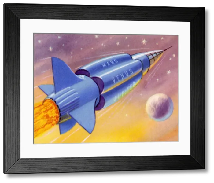 Framed Print : Interplanetary Omnibus Framed Print : Interplanetary Omnibus