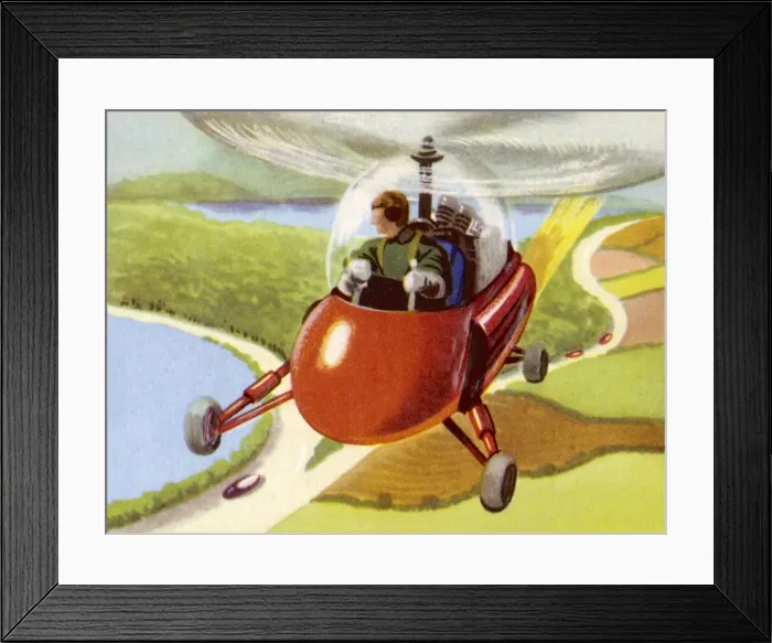 Framed Print : Personal Helicopter Framed Print : Personal Helicopter