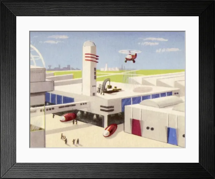 Framed Print : Future Factory Framed Print : Future Factory