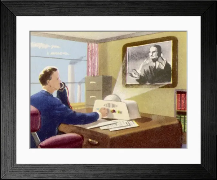 Framed Print : Video-Telephone Framed Print : Video-Telephone