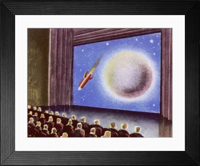 Framed Print : Television Cinema Framed Print : Television Cinema