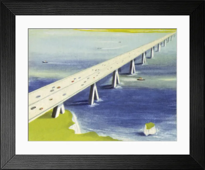 Framed Print : Channel Road Bridge Framed Print : Channel Road Bridge