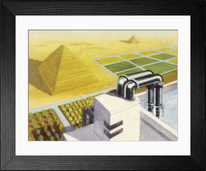Framed Print : Reclaiming the Sahara Framed Print : Reclaiming the Sahara