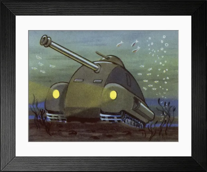 Framed Print : Amphibious Tank Framed Print : Amphibious Tank
