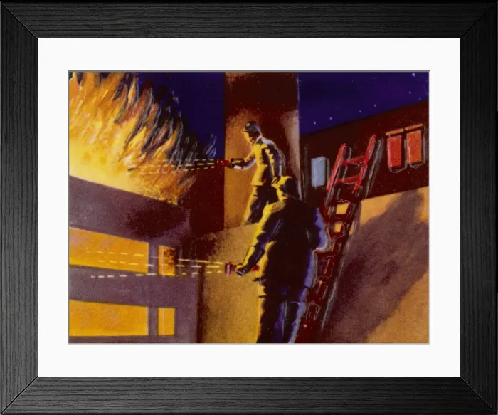 Framed Print : Atomic Firefighting Framed Print : Atomic Firefighting