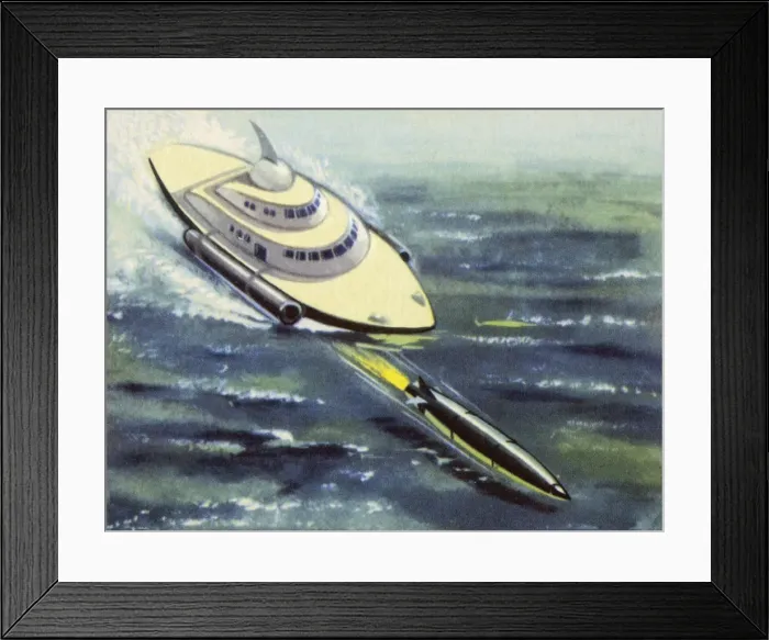 Framed Print : Amphibious Torpedo Boat Framed Print : Amphibious Torpedo Boat
