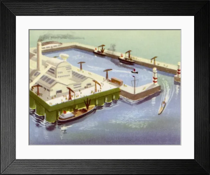 Framed Print : Floating Harbour Framed Print : Floating Harbour