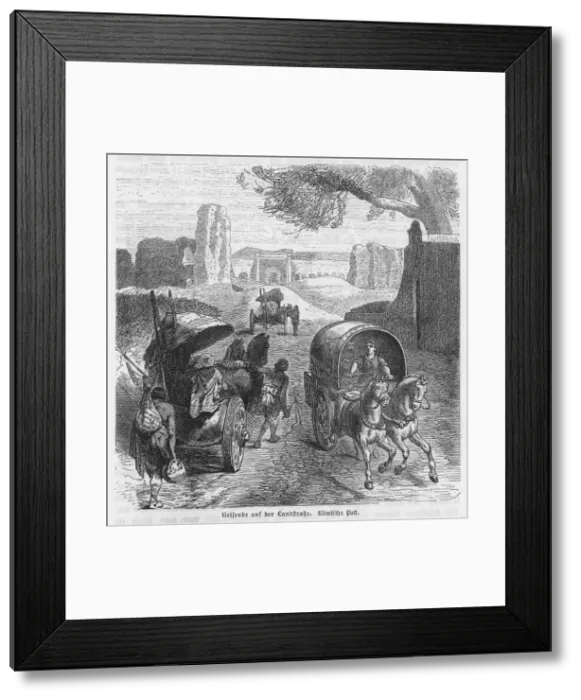 Framed Print : Roman Carriages Framed Print : Roman Carriages