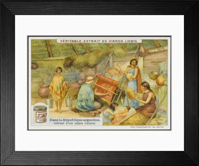 Framed Print : Argentine Native Interio Framed Print : Argentine Native Interio