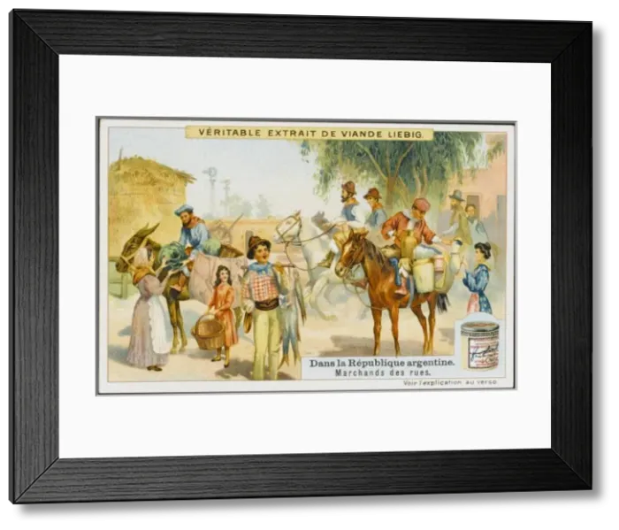 Framed Print : Argentine Street Traders Framed Print : Argentine Street Traders