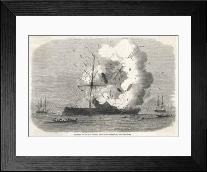 Framed Print : JOHORE EXPLOSION Framed Print : JOHORE EXPLOSION