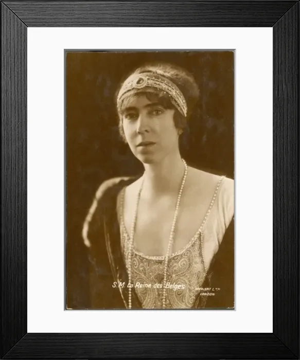 Framed Print : Elisabeth Q of Belgians Framed Print : Elisabeth Q of Belgians