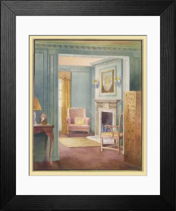 Framed Print : 18th Century Parlour Framed Print : 18th Century Parlour