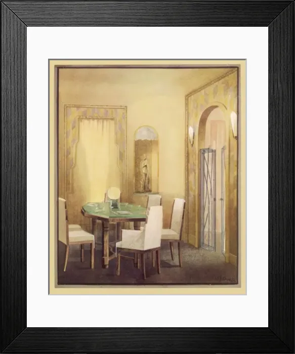 Framed Print : Dining Room Suggestion Framed Print : Dining Room Suggestion
