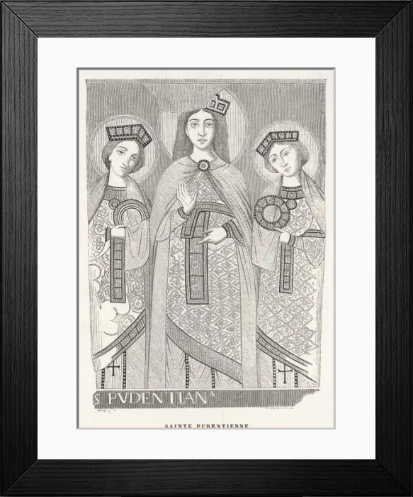 Framed Print : Saint Pudentiana Framed Print : Saint Pudentiana