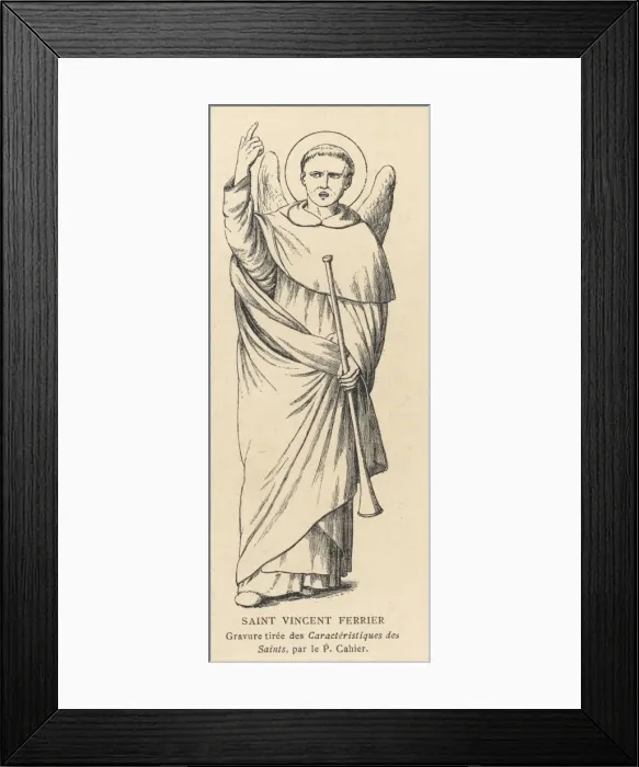 Framed Print : Saint Vincent Ferrier Framed Print : Saint Vincent Ferrier