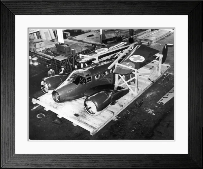 Framed Print : Ambulance Aeroplane Framed Print : Ambulance Aeroplane