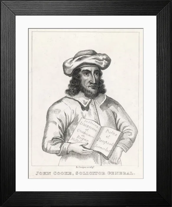 Framed Print : John Cook, Regicide Framed Print : John Cook, Regicide