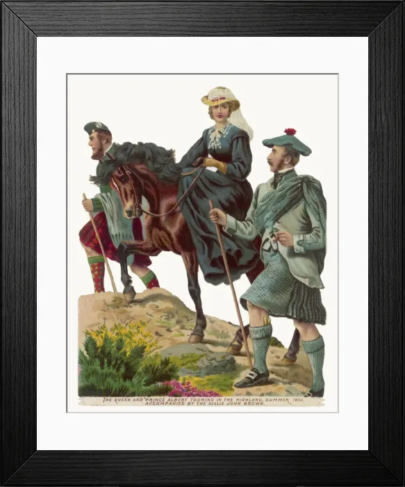 Framed Print : Vic, Albert in Highlands Framed Print : Vic, Albert in Highlands